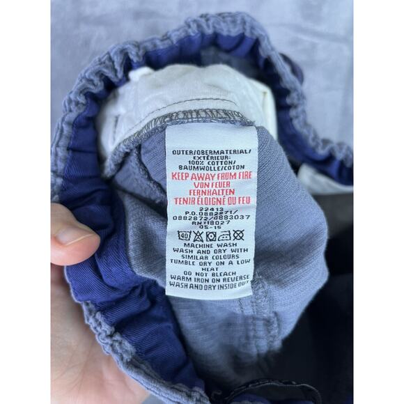 Mini Boden Kids 10Y Corduroy Cord Pants Greyish Blue Pull On - Picture 4 of 4